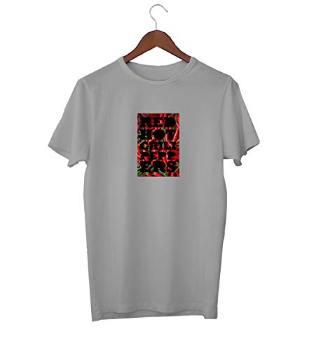 KLIMASALES Red Hot Chili Peppers Funny Version Pattern_KK020484 Shirt T-Shirt Tshirt para Hombres For Men Gift For Him Present Birthday Christmas - Men's - 2XL - Grey