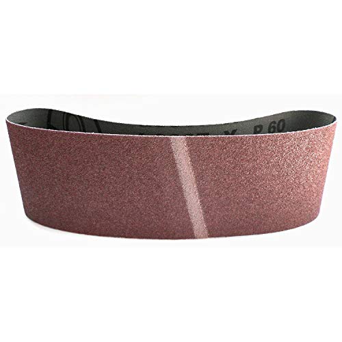 Klingspor LS 307 X/LS 309 X - Bandas de lija (75 x 533 mm, 10 unidades, grano P80)