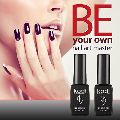 Kodi Professional Set de 8ml Top & Base Coat | Gel Soak Off, Kit para Pulir las Uñas | Para una Capa de Uñas de Larga Duración | Fácil de Usar, No Tóxico y Sin Olor | Curado Bajo Lámpara LED o UV