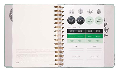 Kokonote by Erik - Agenda 2020-2021 semana vista Botanica, Edición premium, 17 meses (16,5x20 cm)