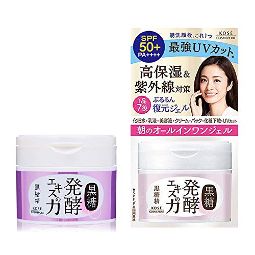 Kokutousei Kose Morning All In One Gel SPF50+ PA++++ - 90g (Green Tea Set)