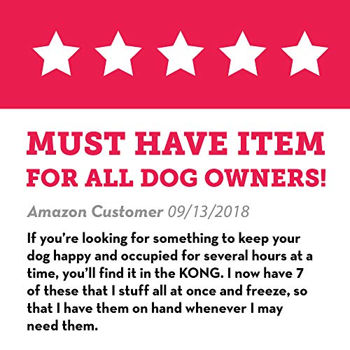 KONG - Classic - Juguete de Resistente Caucho Natural - para morder, perseguir o Buscar - para Perros Pequeños