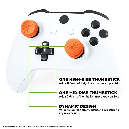 Kontrol Freek Vortex-XB1 - Botones para mando de Xbox One, color naranja