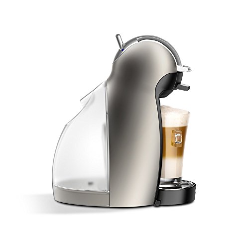 Krups yy1784fd máquina de café de cápsulas de Nescafé Dolce Gusto Genio Plus titanio automático calidad profesional presión 15 Bars Large elección de bebidas calientes y frías