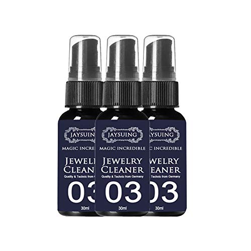 KUANDARM 3 Pack Instant Shine Jewelry Cleaner Spray,Productos Brillantes Sparkle Todos-Limpiador De Joyería Natural