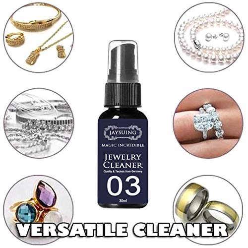 KUANDARM 3 Pack Instant Shine Jewelry Cleaner Spray,Productos Brillantes Sparkle Todos-Limpiador De Joyería Natural