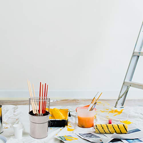 KURTZY Lavador de Pinceles de Artistas Portátil - Limpiador de Brochas de Pintura con Doble Capa, Filtro y Resorte para Sujetar los Pinceles - Limpiador de Cepillo de Acero Inoxidable