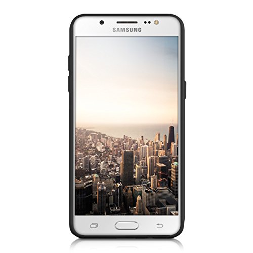 kwmobile Funda Compatible con Samsung Galaxy J5 (2016) DUOS - Carcasa de TPU Silicona - Protector Trasero en Negro Mate