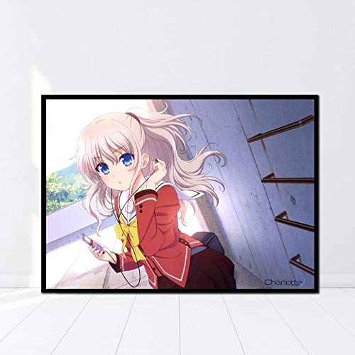 KWzEQ Imprimir en Lienzo Cartel de Dibujos Animados de Anime e imágenes Decorativas para la decoración del hogar de la Sala de estar30x45cmPintura sin Marco