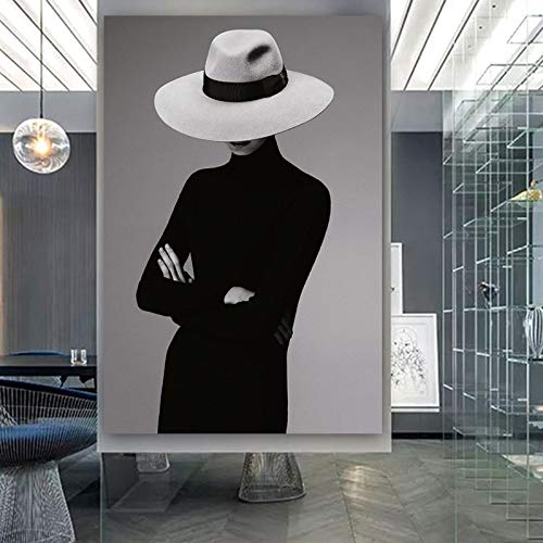 KWzEQ Imprimir en Lienzo Glamour Mujer para artworkon posterhome Decor Living room70x105cmPintura sin Marco