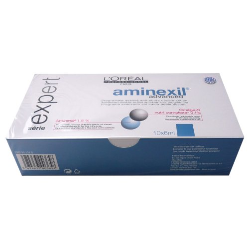 L 'Oréal - Programa profesional anti caída del pelo Aminexil 10 ampollas de 6 ml