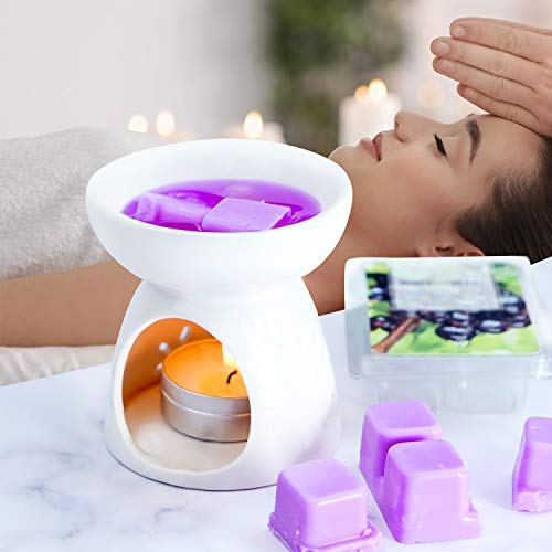 LA BELLEFÉE Cubos de 100% Cera de Soja Aromáticos Derretidos Perfumadas Fragancias Aliviar el Estrés Aromaterapia Regalo para Navidad Cumpleaños Día de San Valentín Madre