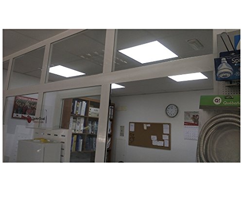 (LA) Panel LED Slim 60x60 cm. 40W. Blanco Frío (6500K). 3200 Lumenes Reales. Driver incluido.