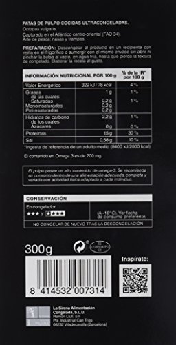 La Sirena - Patas De Pulpo Cocido gandes - 300 g