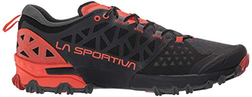 La Sportiva Bushido II - Zapatillas de running para hombre, Negro (Carbono/mandarina.), 44/45 EU