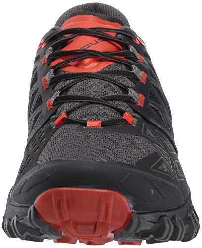 La Sportiva Bushido II - Zapatillas de running para hombre, Negro (Carbono/mandarina.), 44/45 EU