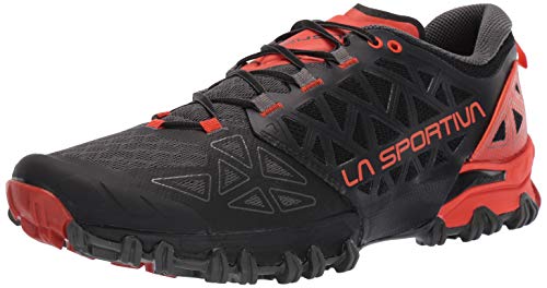 La Sportiva Bushido II - Zapatillas de running para hombre, Negro (Carbono/mandarina.), 44/45 EU