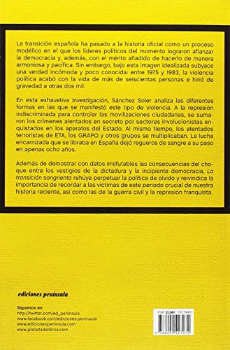 La transición sangrienta: Una historia violenta del proceso democrático en España (1975-1983) (ATALAYA)