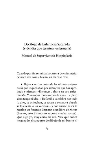 La vida es suero: Historias de una enfermera saturada (Obras diversas)