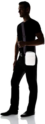 Lacoste - 1930's Original, Shoppers y bolsos de hombro Hombre, Blanco (White Peacoat), 5x21x15 cm (W x H L)