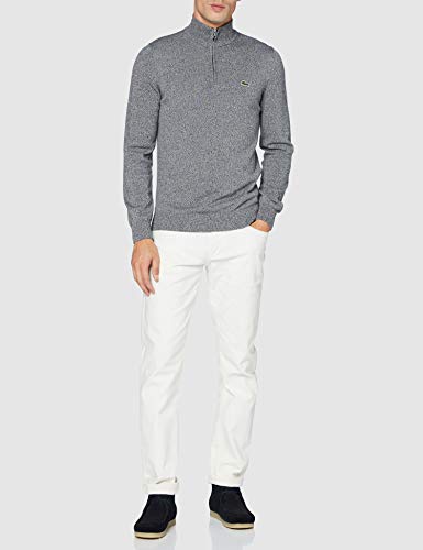 Lacoste Ah1980 Suéter, Jaspe Eclipse, S para Hombre