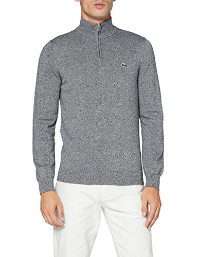 Lacoste Ah1980 Suéter, Jaspe Eclipse, S para Hombre