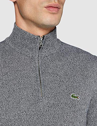 Lacoste Ah1980 Suéter, Jaspe Eclipse, S para Hombre