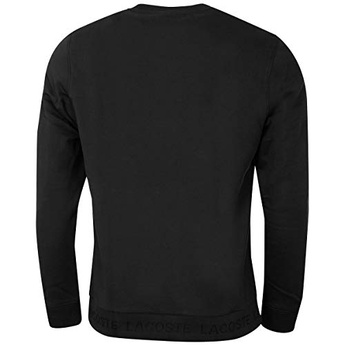 Lacoste de los Hombres Sudadera con Logo, Negro, S
