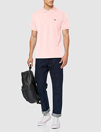 Lacoste L1212 Camiseta Polo, Rosa (Flamant T03), M para Hombre