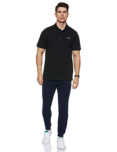 Lacoste L1230, Polo de Manga Corta para Hombre, Negro (Noir), L (Talla del fabricante: 5)