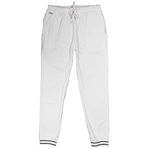 Lacoste - Pantalones de rizo para hombre Blanco 100. S