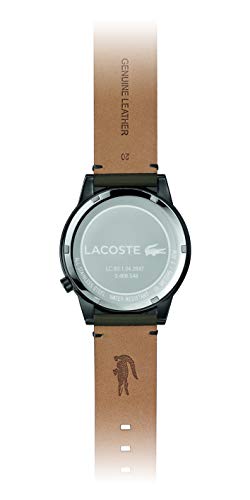 Lacoste Reloj Analógico para Hombre de Cuarzo con Correa en Cuero 2010991