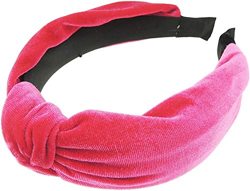 Ladies 2 "de ancho terciopelo suave Diadema Lazo grande Pretty en muchos colores