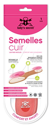 LADY'S SECRET Semelles Cuir - Confort et amorti Complementos de Zapatos Mujeres Rojo - 36/37 - Complementos de Zapatos