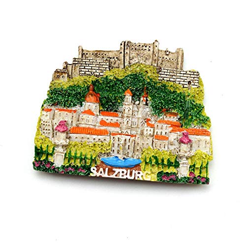 LAI Imán de Nevera decoración Ciudad Recuerdo imanes de Nevera Pegatina Viena Praga Camboya Noruega Tailandia España decoración, 7