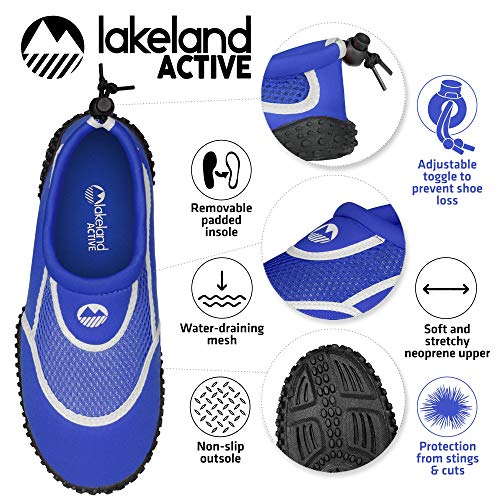 Lakeland Active - Eden Aqua - Zapatos infantiles para el agua, color Azul, talla 36 2/3 EU