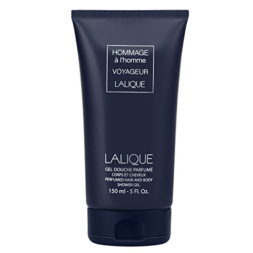 LALIQUE - Gel de ducha Hommage à L'hombre Voyageur, 150 ml