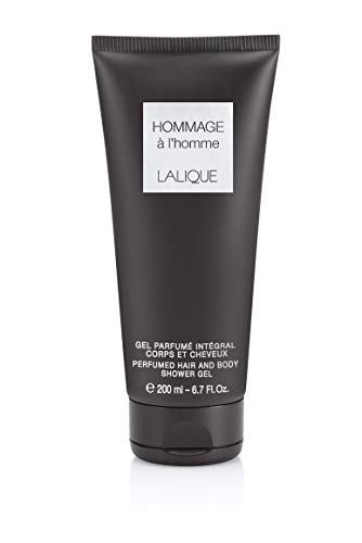 Lalique Hommage à l'Homme, Ducha Perfumado Gel y jabón, 200 ml