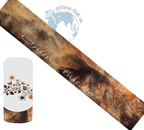 Lámina de transferencia de piel de vaca marrón 2