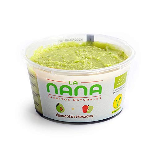 LANANA- Pack Aguacate – 12 tarritos ecológicos de Aguacate y Manzana de 190g