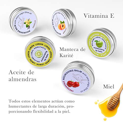 L'Angela Royal, Bálsamo Labial Hidratante, Tonificante, Reafirmante, Para labios, Piel flexible, 15 ml, Limón