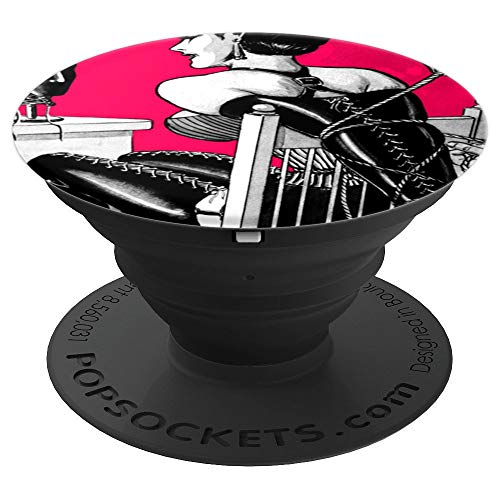 Látex Slave Spank Chicas traviesas. DDLG sumisa Kinbaku PopSockets Agarre y Soporte para Teléfonos y Tabletas