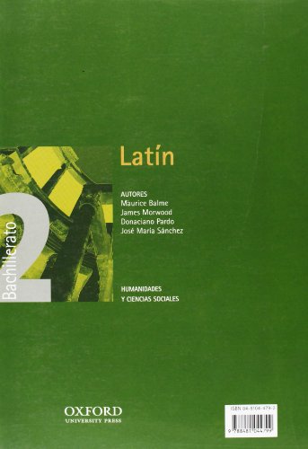 Latín 2º Bachillerato Libro del Alumno (Oxford Bachillerato) - 9788481044799