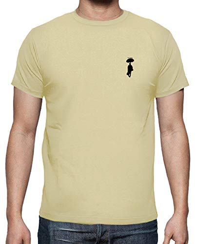 latostadora - Camiseta Celedn Vitoria Negro para Hombre Crema S