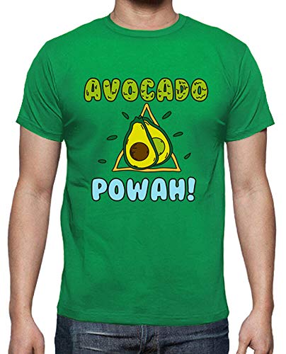 latostadora - Camiseta el Poder del Aguacate para Hombre Verde Pradera XL