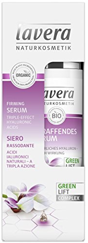 lavera Suero y líquido nocturno facial - ácido hialurónico - vegano cuidado facial biológico cosméticos naturales 100% certificados - 30 ml