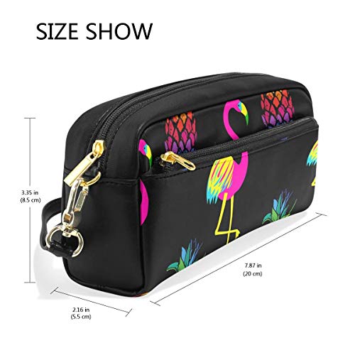 Lawenp Estuche para lápices de Halloween Boo Porta lápices de gran capacidad con cremallera Bolsa de maquillaje cosmético Estuche para lápices de Halloween Boo Porta lápices de gran capacidad con cr