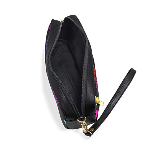 Lawenp Estuche para lápices de Halloween Boo Porta lápices de gran capacidad con cremallera Bolsa de maquillaje cosmético Estuche para lápices de Halloween Boo Porta lápices de gran capacidad con cr