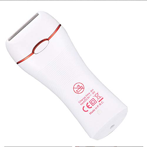 Layla Beauty Store 3 en 1 Recargable Mujeres Electric Lady Depiladora Máquina Removedor de Callos Afeitar el Pelo de La Depilación,Red,17 * 6 * 22cm