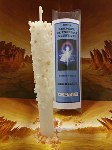 LCL velas VELADORA Sal HILAMAYA Limpieza ENERGIA